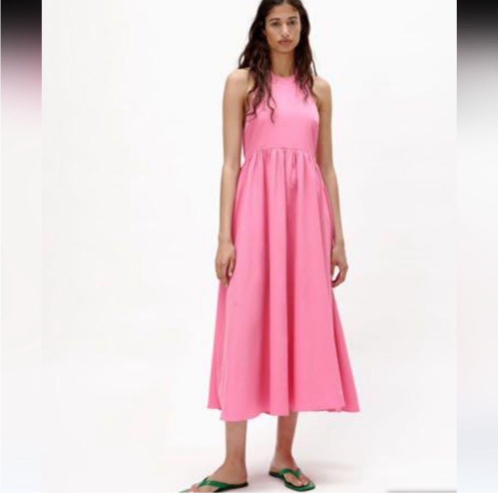 Zara pink halter dress